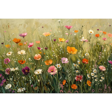 Wild Flowers Oil Canvas
